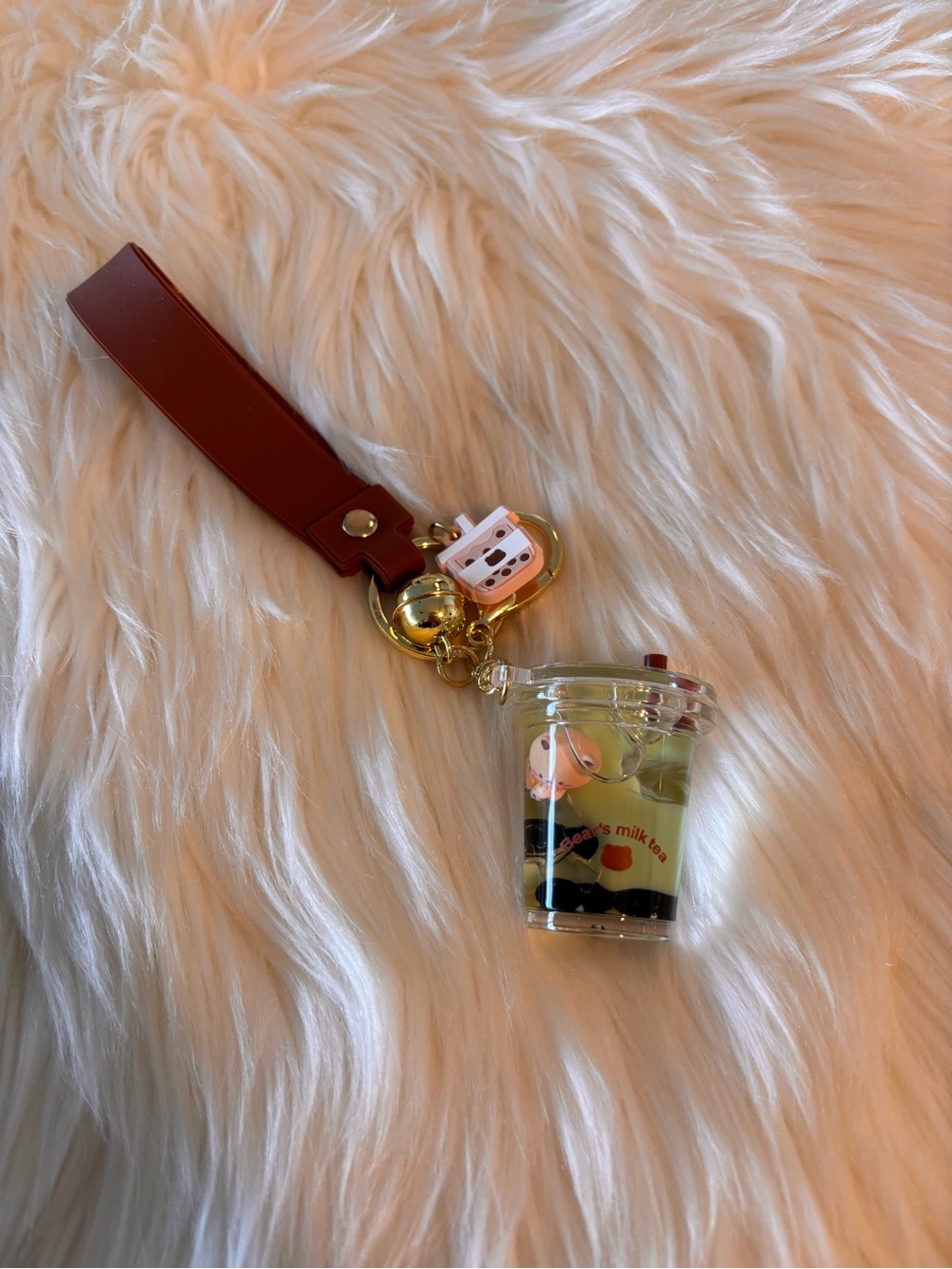 Floating Bubble Tea Keychain GUC